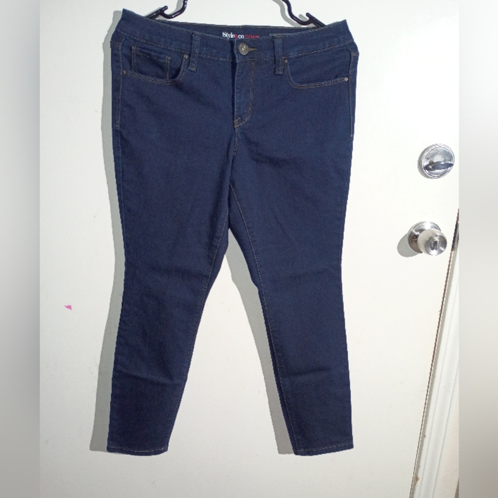 Style & Co. Dark Blue Skinny Leg Jeans